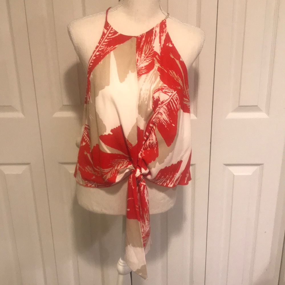Darah  Dahl halter tie tank!